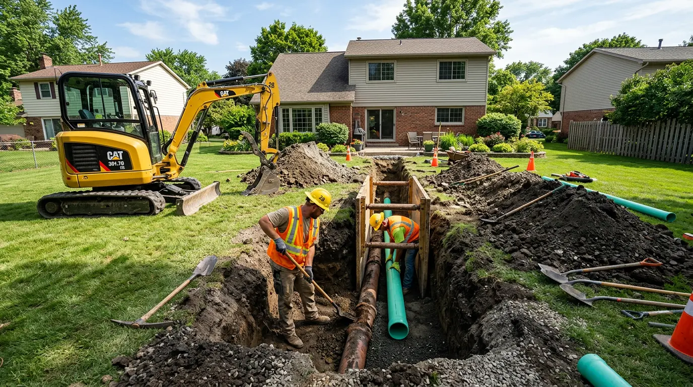 Sewer Line Replacement in Bealeton, VA